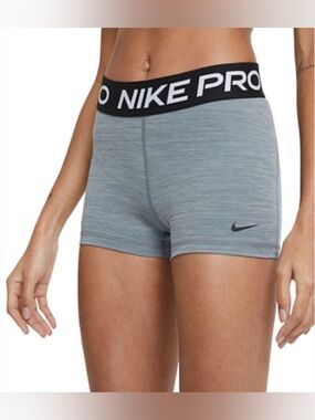 Women’s Nike Pro Grey Athletic Compression Shorts XLarge,‎ Training, Active, Gym